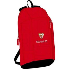 Mochila de Senderismo Sevilla Fútbol Club Negro Rojo 22 x 39 x 10 cm