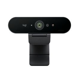 Logitech Brio 4K Webcam 4K UHD, HDR, USB-A, Campo de Visión 90°/78°/65°, para Reuniones Profesionales