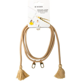 BBC BIG3571211494959 Bandouliere Shell Beige con Pompones Precio: 24.89000008. SKU: B15CH6F7KG