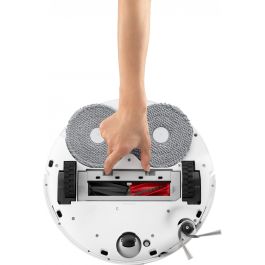 Roborock Qrevo Curv Robot Aspirador con Multifunción Docking Station 3.0 Saugroboter Fregado 220 min Blanco