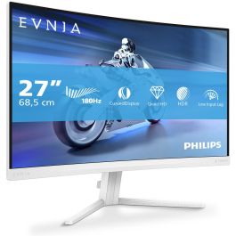 Philips 27M2C5501 Monitor Curvo de 27" Quad HD (2560x1440) Fast VA 180Hz 1ms Blanco para Gaming