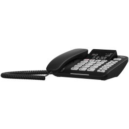 Gigaset DL780 Plus Teléfono DECT/analógico Inalámbrico con Altavoz, Identificador de Llamadas y Botones Grandes Negro