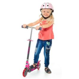 Patinete 2 ruedas plegable rosa. altura con dos posicones 72-77 cm soporta 50 kg Patinete 2 ruedas plegable rosa. altura con dos posicones 72-77 cm soporta 50 kg
