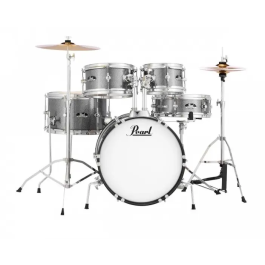 Pearl Batería Roadshow Junior Rsj 1610Bx/0805/10550/1308+1204 & Hw / Grindstone Sparkle Pearl Completa con Platillos Sabian Solar