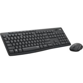 Logitech MK295 Combo Inalámbrico Silencioso Teclado y Ratón, Tecnología SilentTouch, Diseño Resistente a Salpicaduras, Layout Alemán