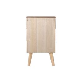 Mesita de Noche DKD Home Decor Dorado Marrón claro Madera de Paulonia Madera MDF 43 x 40 x 70 cm Mesita de Noche DKD Home Decor Dorado Marrón claro Madera de Paulonia Madera MDF 43 x 40 x 70 cm