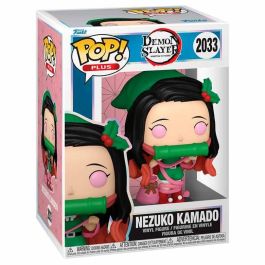 Funko 86775 Pop! Plus Nezuko Kamado (Holiday) - Demon Slayer - Figura de Vinilo de 10.4 cm Edición Especial