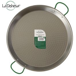 Paellera La Dehesa 46 cm, 12 raciones, acero pulido, 58x46x5.5 cm (4 Unidades)