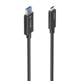 AISENS A157-0926 Cable USB 3.2 Gen 2 (10Gbps) USB-A a USB-C Óptico Activo 25m Negro. Solo datos unidireccional. Precio: 147.49999946. SKU: B1JSLCSSW7