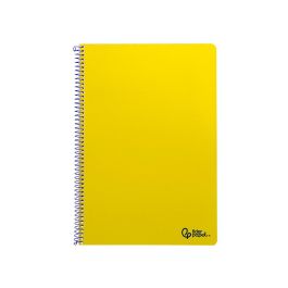 Liderpapel Cuaderno Espiral Smart A4 Tapa Blanda, 80 Hojas 75g, Pauta Estrecha 2.5 mm con Margen, Amarillo - Ideal para Escuela y Oficina Liderpapel Cuaderno Espiral Smart A4 Tapa Blanda, 80 Hojas 75g, Pauta Estrecha 2.5 mm con Margen, Amarillo - Ideal para Escuela y Oficina