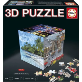 Educa Borrás Puzzle Cubo 3D Viajes 20124, 216 Piezas, Rompecabezas Educativo para Todas las Edades Precio: 30.68999956. SKU: B1DTCQDX3G