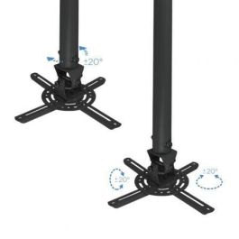 TooQ PJ3030TN-B Soporte de Techo para Proyector Inclinable, Giratorio, Nivelable, Negro, 20kg, 575-825mm, Techos Inclinados TooQ PJ3030TN-B Soporte de Techo para Proyector Inclinable, Giratorio, Nivelable, Negro, 20kg, 575-825mm, Techos Inclinados