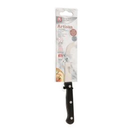 Richardson Sheffield Cuchillo de Queso Artisan, Acero Inoxidable, 10 cm, Mango Ergonómico Negro, Juego 6 Piezas, Apto Lavavajillas