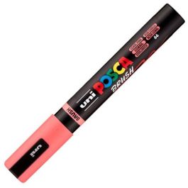 POSCA Marcador PC-5Br Brush Punta M Semiflexible Rosa Coral - Base Agua, Secado Rápido, UV Resistente Precio: 2.78999985. SKU: B1DGCBE6GY