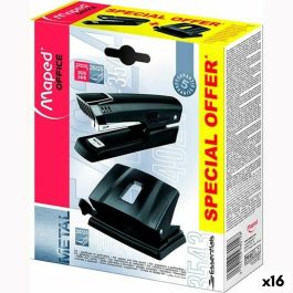 Set Maped 3543 Essentials Perforadora Grapadora Negro (16 Unidades) Precio: 150.58999945. SKU: S8424859