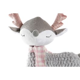 Figura Navidad Fantasia DKD Home Decor Gris Rosa 11 x 49 x 20 cm