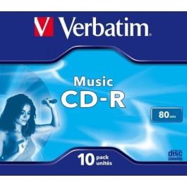 VERBATIM CD-R AUDIO 80m (Pack de 10 unidades) VERBATIM CD-R AUDIO 80m (Pack de 10 unidades)