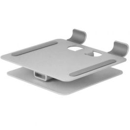 Mars Gaming MARSTW Soporte Plegable para Tablets y Convertibles 2en1 hasta 13" Acero con Rotación 360° y Ajuste Altura 180° Gris Plateado