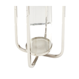 Portavela Moderno DKD Home Decor Plateado 21 x 49 x 21 cm Portavela Moderno DKD Home Decor Plateado 21 x 49 x 21 cm