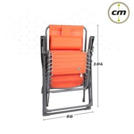 Tumbona Aktive textileno Naranja 160 x 76 x 52 cm