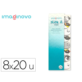 Imaginovo Notas Adhesivas Pingüino 120 Hojas 8x15x48 mm Precio: 1.3673. SKU: B1DWGLWF3B