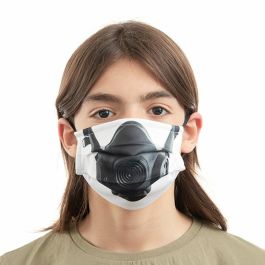 Mascarilla Higiénica de Tela Reutilizable Gas Luanvi Talla M Pack de 3 uds Mascarilla Higiénica de Tela Reutilizable Gas Luanvi Talla M Pack de 3 uds