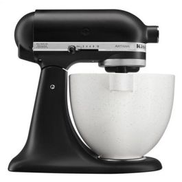 Kitchenaid 5KSM2CB5CB5PSS Bol de Cerámica Gris Moteado para Batidora Amasadora Apto para Microondas y Horno