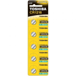 Pack de 5 Pilas de Botón Toshiba CR1216/ 3V Precio: 5.50000055. SKU: B17SS2LWE3