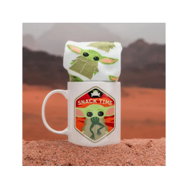 Wondee Set Regalo The Mandalorian Taza y Calcetines Baby Yoda Grogu