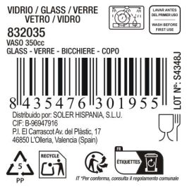Vaso Shard 350 cc - La Mediterranea (48 Unidades) Vaso Shard 350 cc - La Mediterranea (48 Unidades)