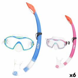 Gafas de Buceo con Tubo AquaSport Azul Rosa (6 Unidades) Precio: 64.88999979. SKU: B1JBQQ6XJP
