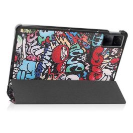CoreParts Funda Rígida Tri-fold con Función Auto Encendido Estilo Grafiti para Xiaomi Redmi Pad 10.61 2022