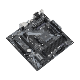 ASRock B450M Pro4 R2.0 Placa Base Micro ATX AMD B450 Socket AM4 Ryzen 3/5/7 DDR4-SDRAM USB 3.2 HDMI DVI VGA
