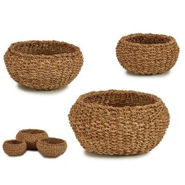 Set 3 Cestos Esparto Abombado Giftdecor 31X17CM (4 Unidades) Precio: 58.49999947. SKU: B1F5AERAHV