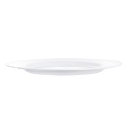 Arcoroc Set 6 Platos Llanos Intensity White Opal Vidrio Templado Resistente Blanco 27,5 cm Apto Lavavajillas y Microondas