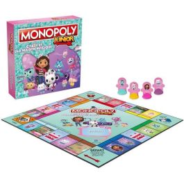 Juego de mesa - MOVIMIENTOS GANADORES - Monopoly Junior Gabby y la Casa Mágica - Versión infantil La casa de muñecas de Gabby