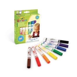 Rotuladores lavables mini kids 8 unds, con puntas redondas de seguridad 13x1,7x17,2 cm Rotuladores lavables mini kids 8 unds, con puntas redondas de seguridad 13x1,7x17,2 cm