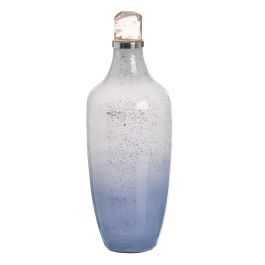 Botella Azul Plateado Resina Cristal 16 x 16 x 44 cm Decorativa Precio: 52.634999673299994. SKU: B129HQG39T