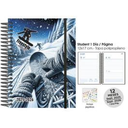 Agenda Escolar (2025-26) Senfort Student Decorada Espiral Tapa Pp Con Goma 120X170 D/P Riders Snow Precio: 8.79000023. SKU: B187QDMVPC