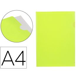 Carpeta Liderpapel Dossier Uñero Polipropileno Din A4 Amarillo Fluor Opaco 20 Hojas 10 unidades Precio: 3.50000002. SKU: B1KKCZX7H7