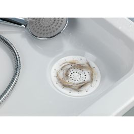 Wenko Filtro de desagüe de silicona Sava, blanco 8183100