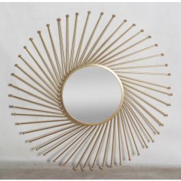 DKD Home Decor Espejo Glam Dorado de Metal 84x84 cm Precio: 79.98999998. SKU: S3029644