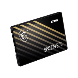 MSI SPATIUM S270 SATA 2.5 960GB unidad de estado sólido 2.5" Serial ATA III 3D NAND MSI SPATIUM S270 SATA 2.5 960GB unidad de estado sólido 2.5" Serial ATA III 3D NAND