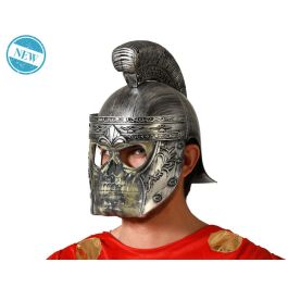 Casco Romano Plateado Con Cráneo y Cresta para Guerrero Histórico con Diseño de Calavera Oscura y Poderosa Precio: 7.9981. SKU: B19F3W4FTL