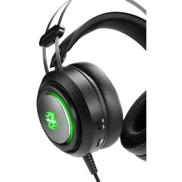 Sharkoon SGH30 Auriculares Gaming USB Diadema con Sonido Virtual 7.1, Drivers 40mm, RGB y Ecualizador - Negro