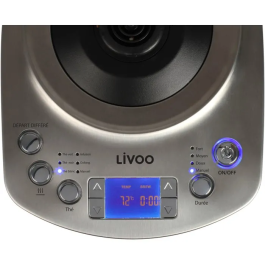 Livoo Hervidor Automático DOD209 2200 W 1.7 L Vidrio/Acero Inoxidable 3 Modos Predefinidos