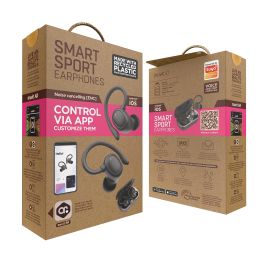 Auriculares Deportivos Bluetooth Muvit iO Smart True Wireless Sport ENC con estuche de carga/ Autonomía 6h/ Negros Auriculares Deportivos Bluetooth Muvit iO Smart True Wireless Sport ENC con estuche de carga/ Autonomía 6h/ Negros