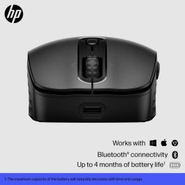 HP 695 Ratón Inalámbrico Recargable hasta 4000 DPI Bluetooth Multi-Dispositivo Negro 8F1Y4AA