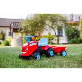 Falk Tractor Go! Con Trailer para Niños de 1 Año - Hecho en Francia
