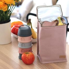 BEABA, Bolsa de comida para bebés, isotérmica, rosa empolvado BEABA, Bolsa de comida para bebés, isotérmica, rosa empolvado